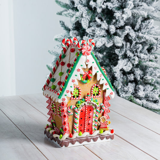 Large Gingerbread House with LED Light