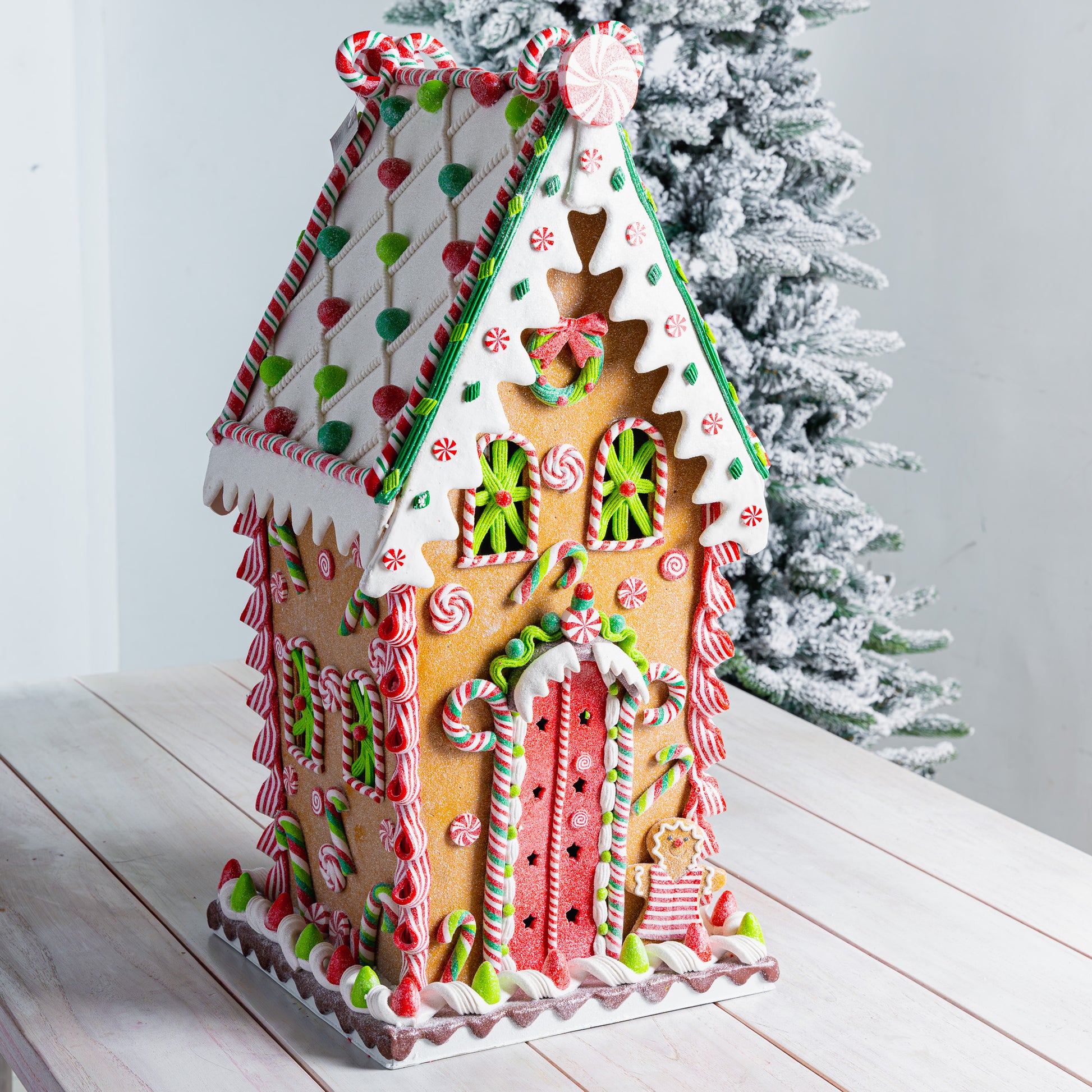 Traditional Gingerbread House Tabletop - 27"