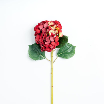 31" Faux Red Hydrangea - Joy By