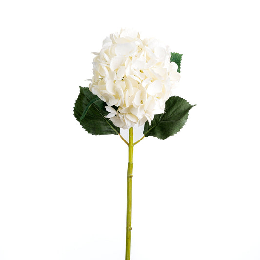 31" Faux White Hydrangea Flower - Joy By