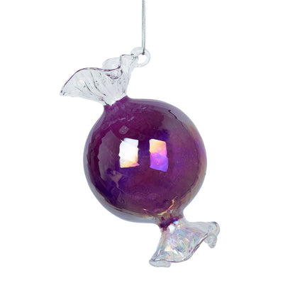 Purple Crystal Candy Ornament Purple