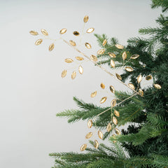 Amber & Gold Christmas Tree Pick