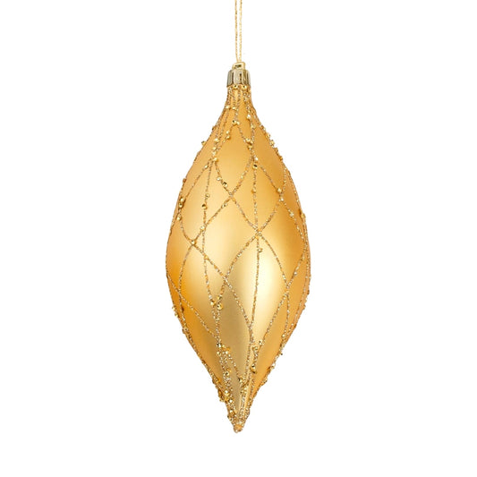 Bright Gold 7" Shuttle Ornament - Joy By