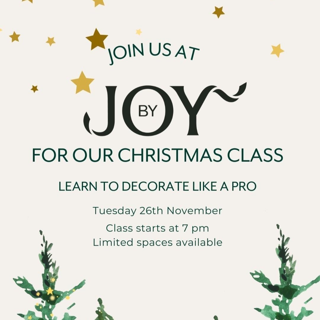 Deck the Tree Like a Pro: Private Christmas Tree Decorating Class - November 26th @ 7PM - Joy By