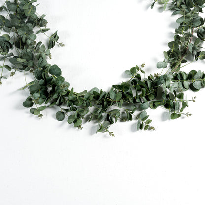 Eucalyptus Green W/Glittered Garland - Joy By