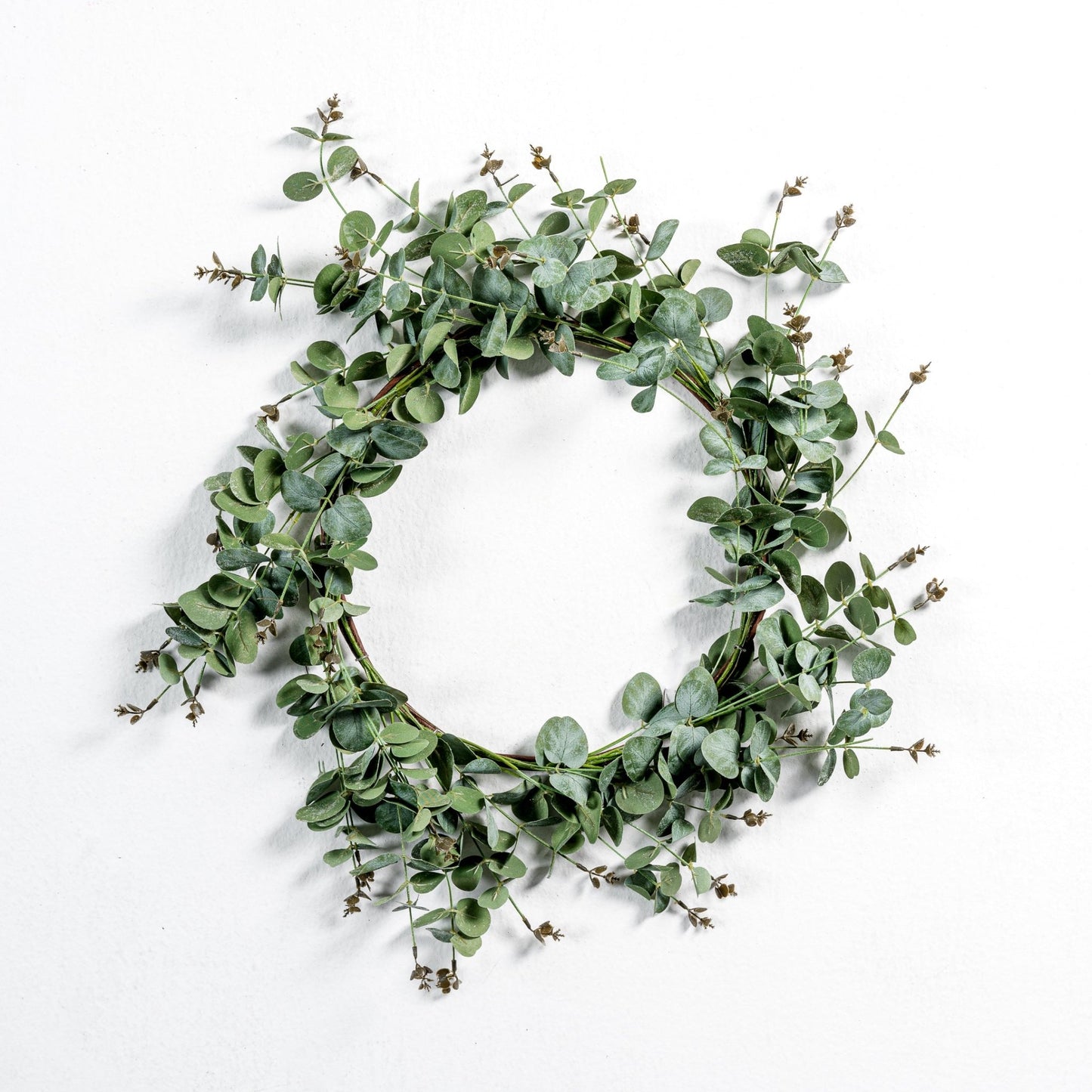 Eucalyptus Round Wreath in Green - Joy By