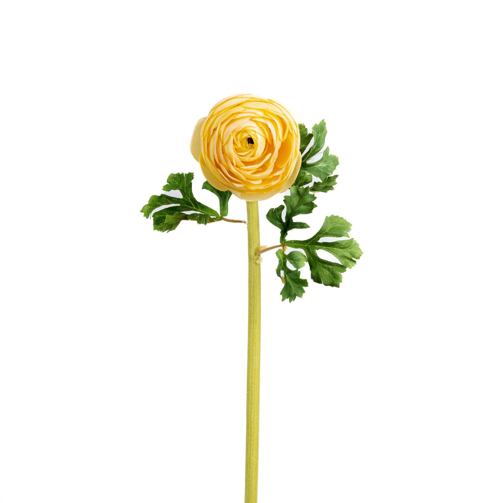 Faux Light yellow ranunculus - Joy By