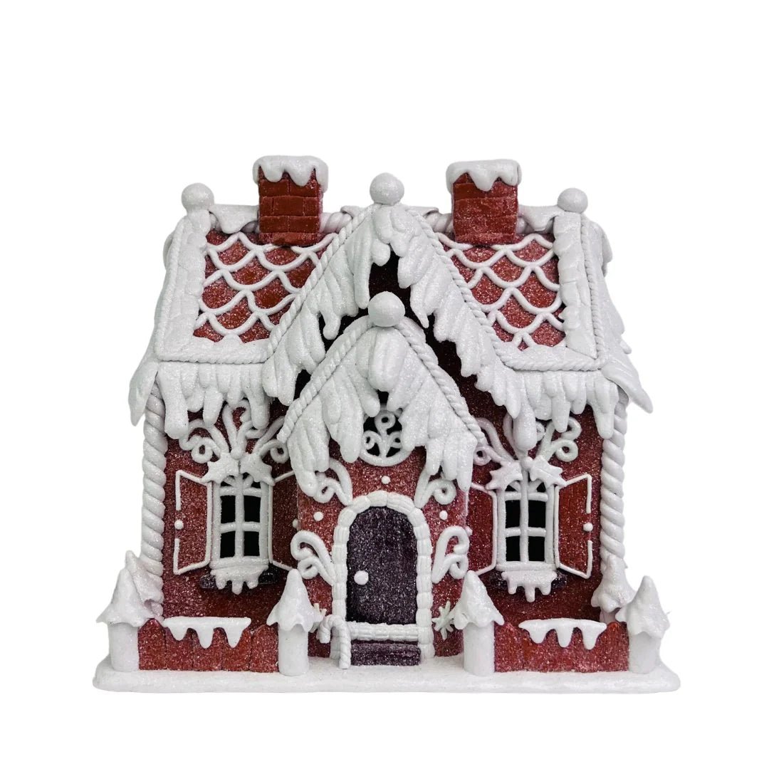 Gingerbread House with LED Light - Joy By