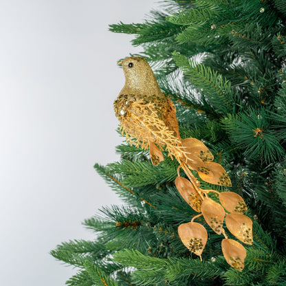 Glitter Bird Clip - on Ornament - Joy By