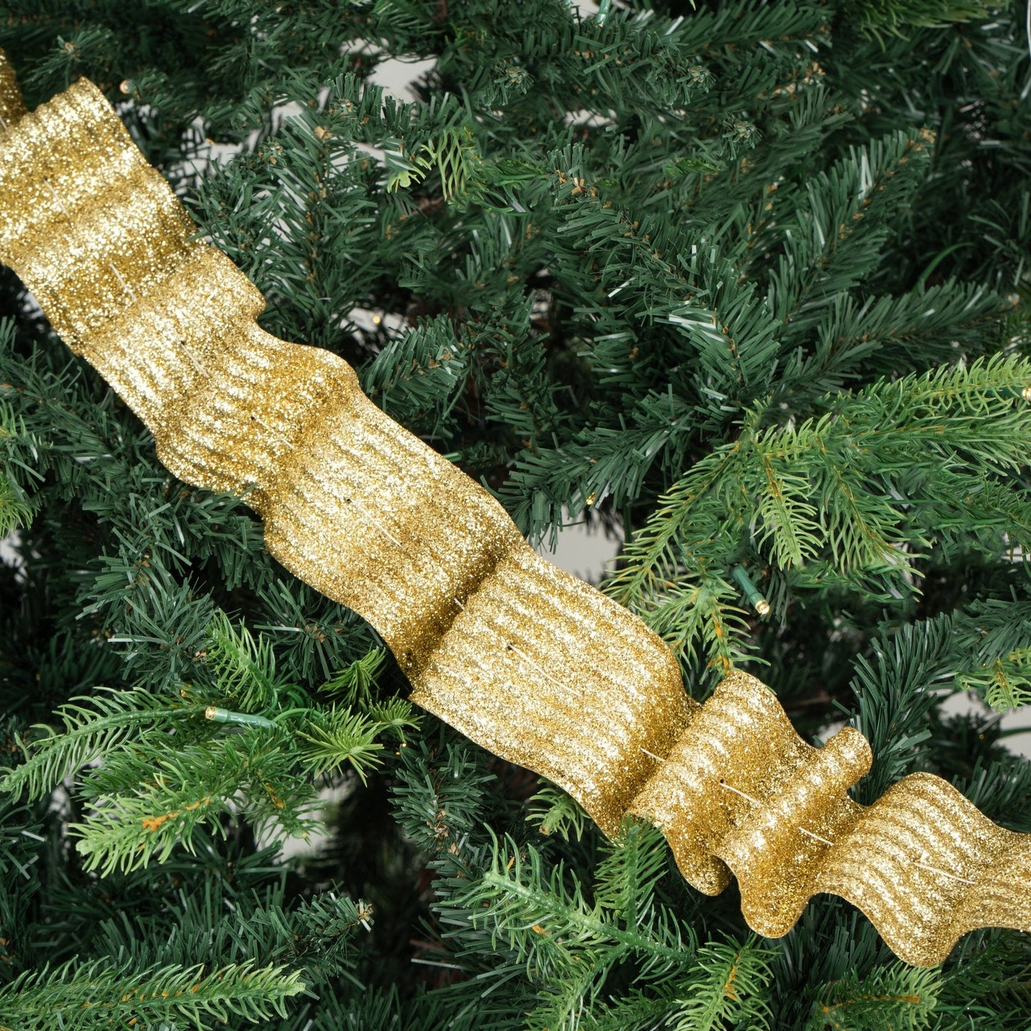 Glitter Ribbon Garland - Joy By