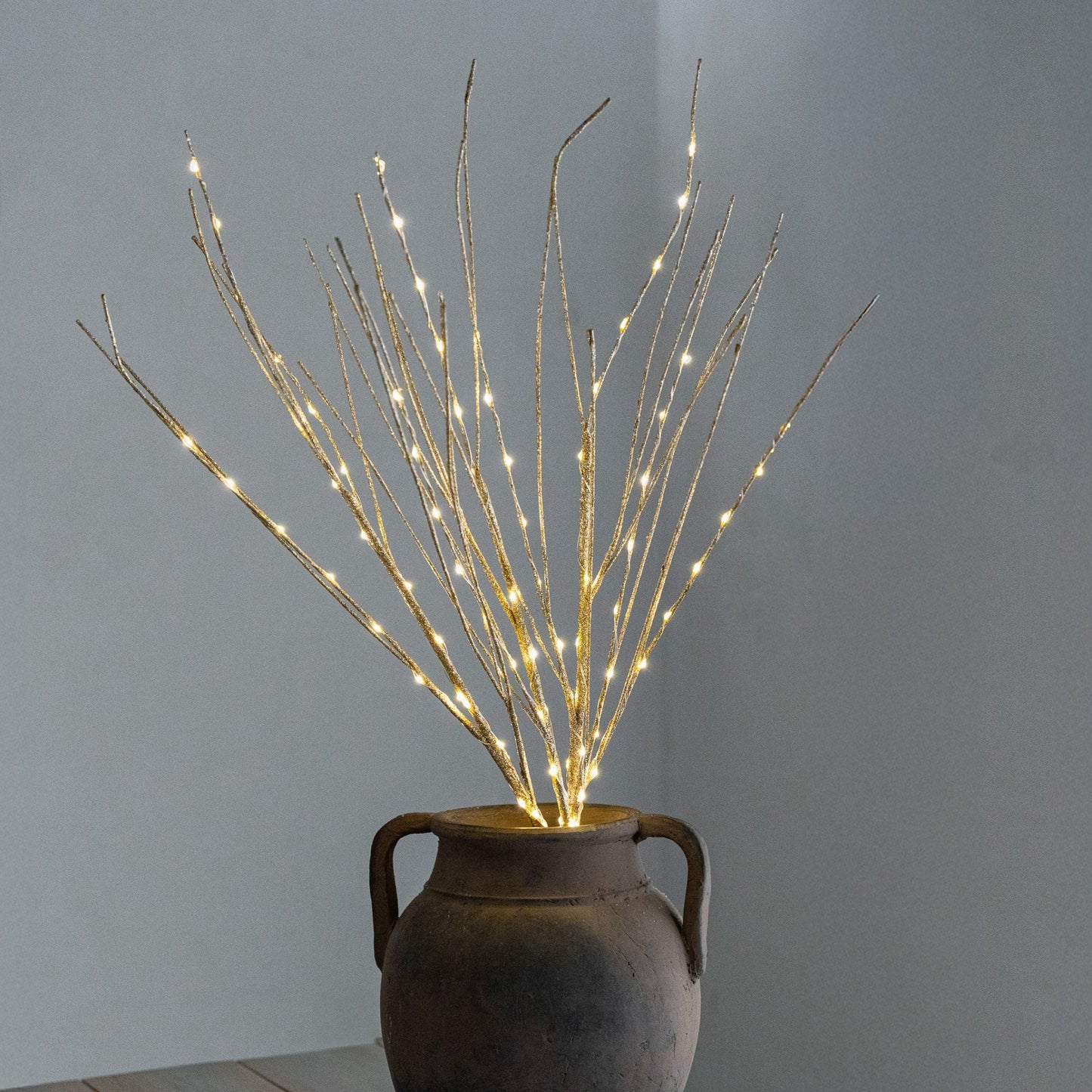 Gold 39" LED Festive Spray Pick - Joy By