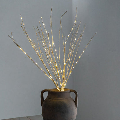 Gold 39" LED Festive Spray Pick - Joy By