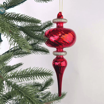 Hanging Ornament with Metalling Accents - Joy By