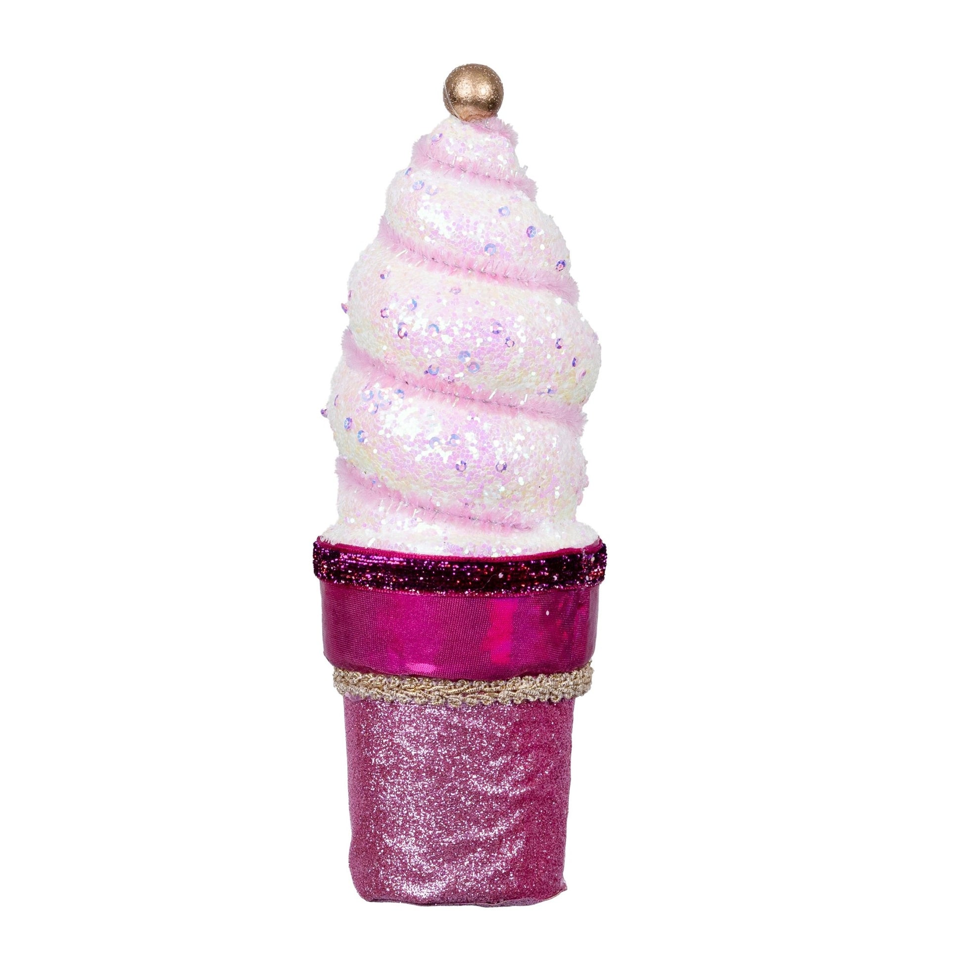 Ice Cream Cone Ornament - Joy By