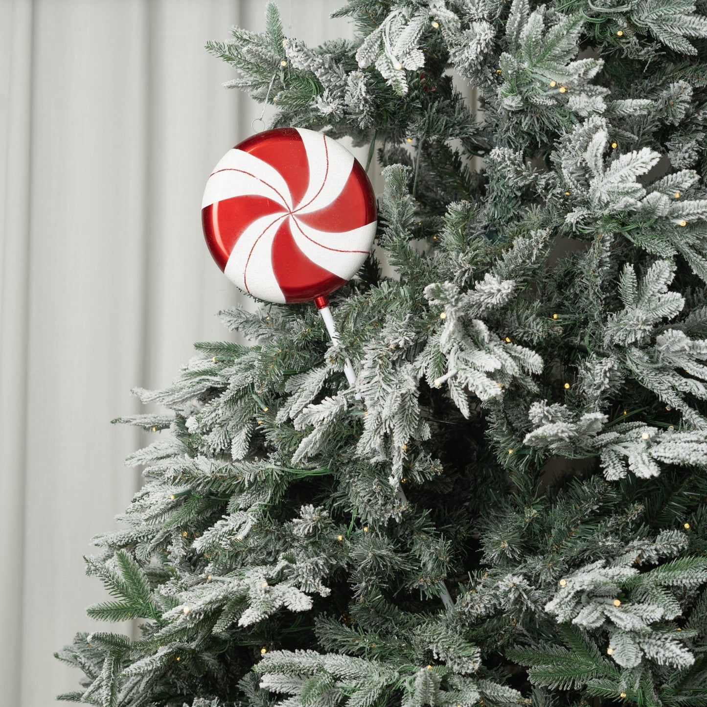 Large Red Candy Lollipop Decoration - Joy By