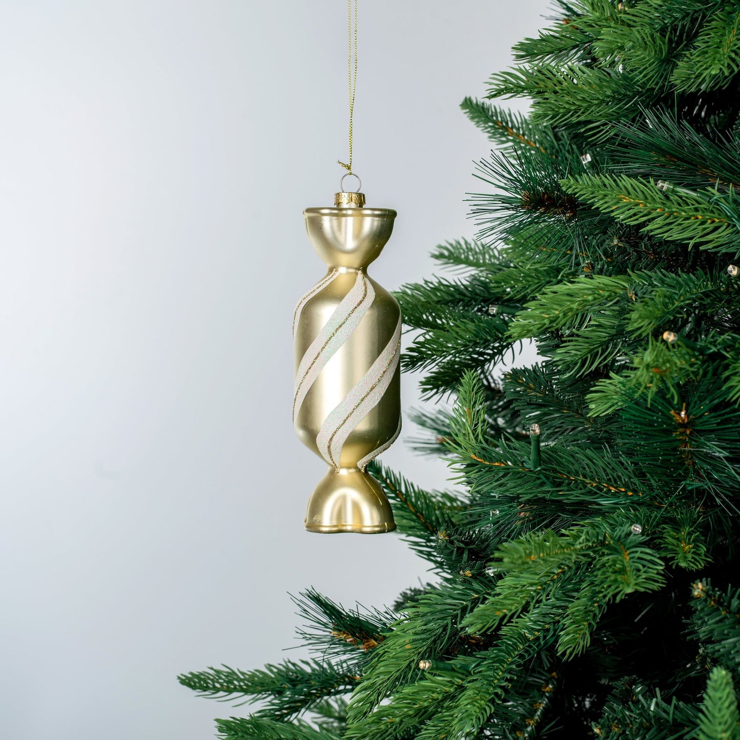 Matte Champagne 7" Toffee Ornament - Joy By