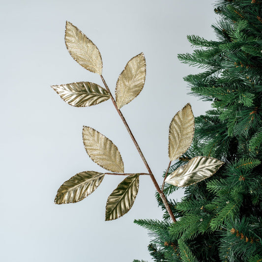 Metallic Champagne Foliage Pick - Joy By