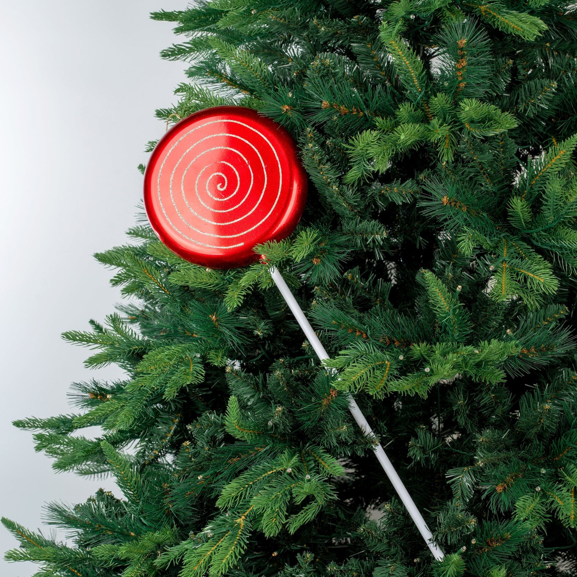 Red & Champagne 24" Lollipop Ornament - Joy By