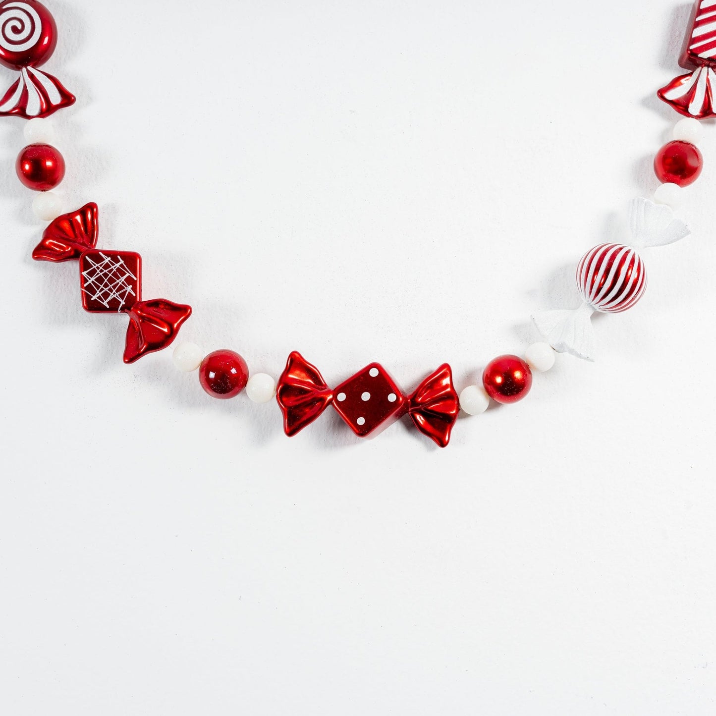 Red Mixed Candy Garland - 6ft - Joy By