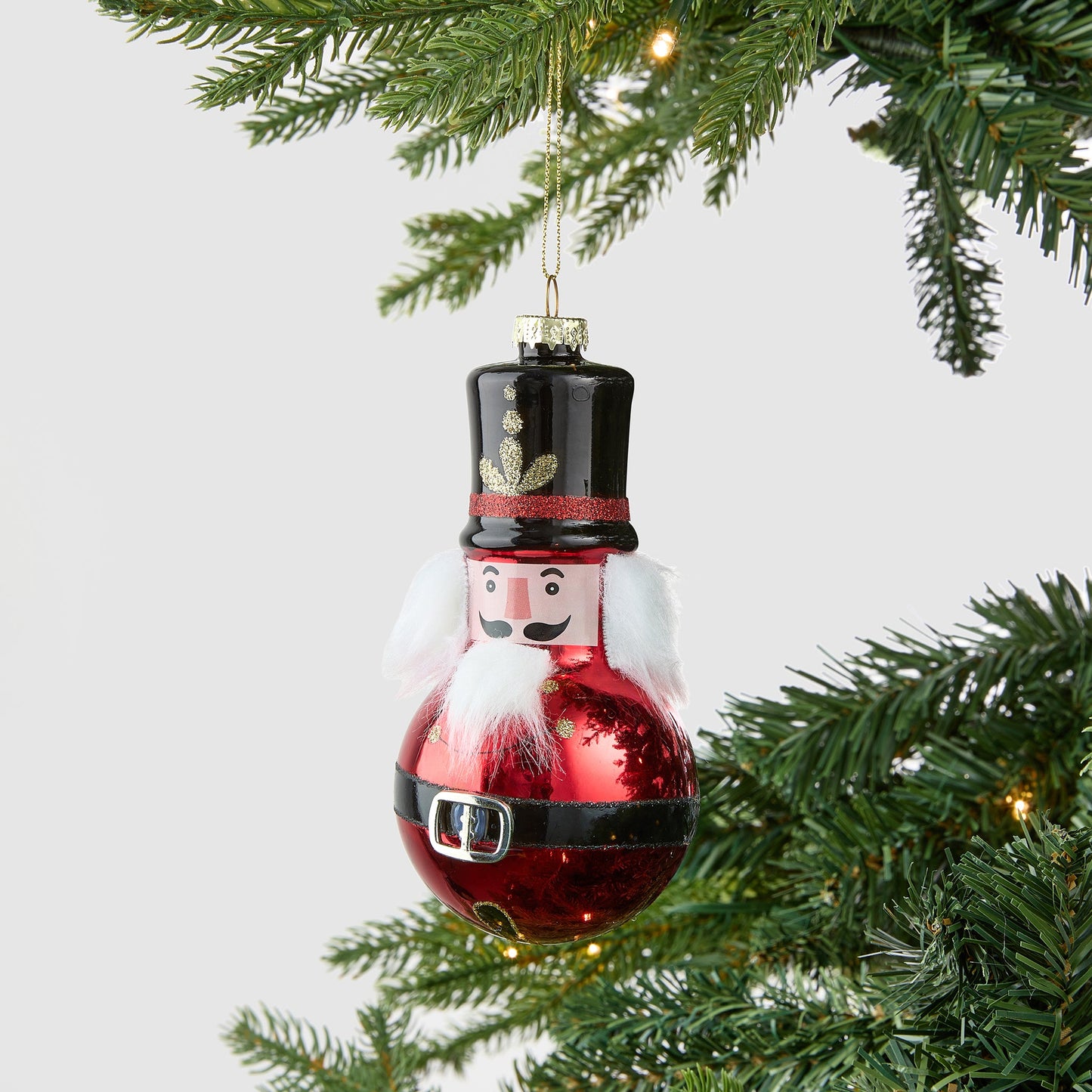 Red Nutcracker Ornament - Joy By