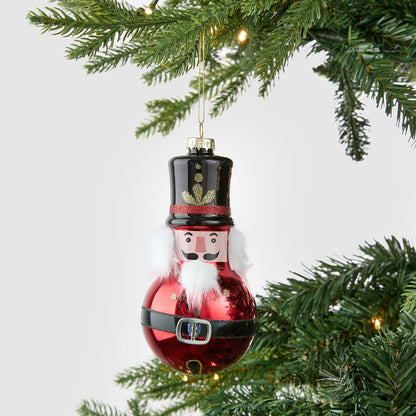 Red Nutcracker Ornament - Joy By