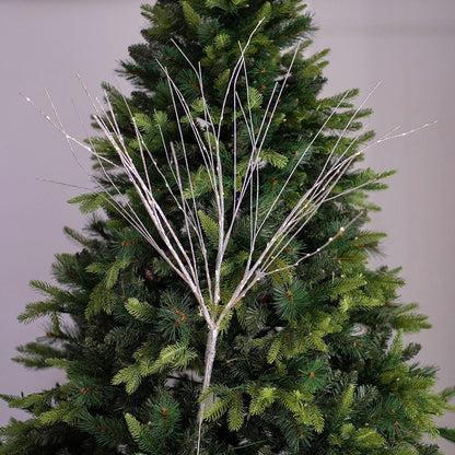 Silver 39" LED Festive Spray Pick - Joy By