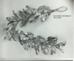 Silver Leaf Garland - 59" - Joy By