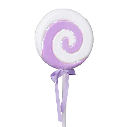 Swirly Lollipop Ornament - Joy By