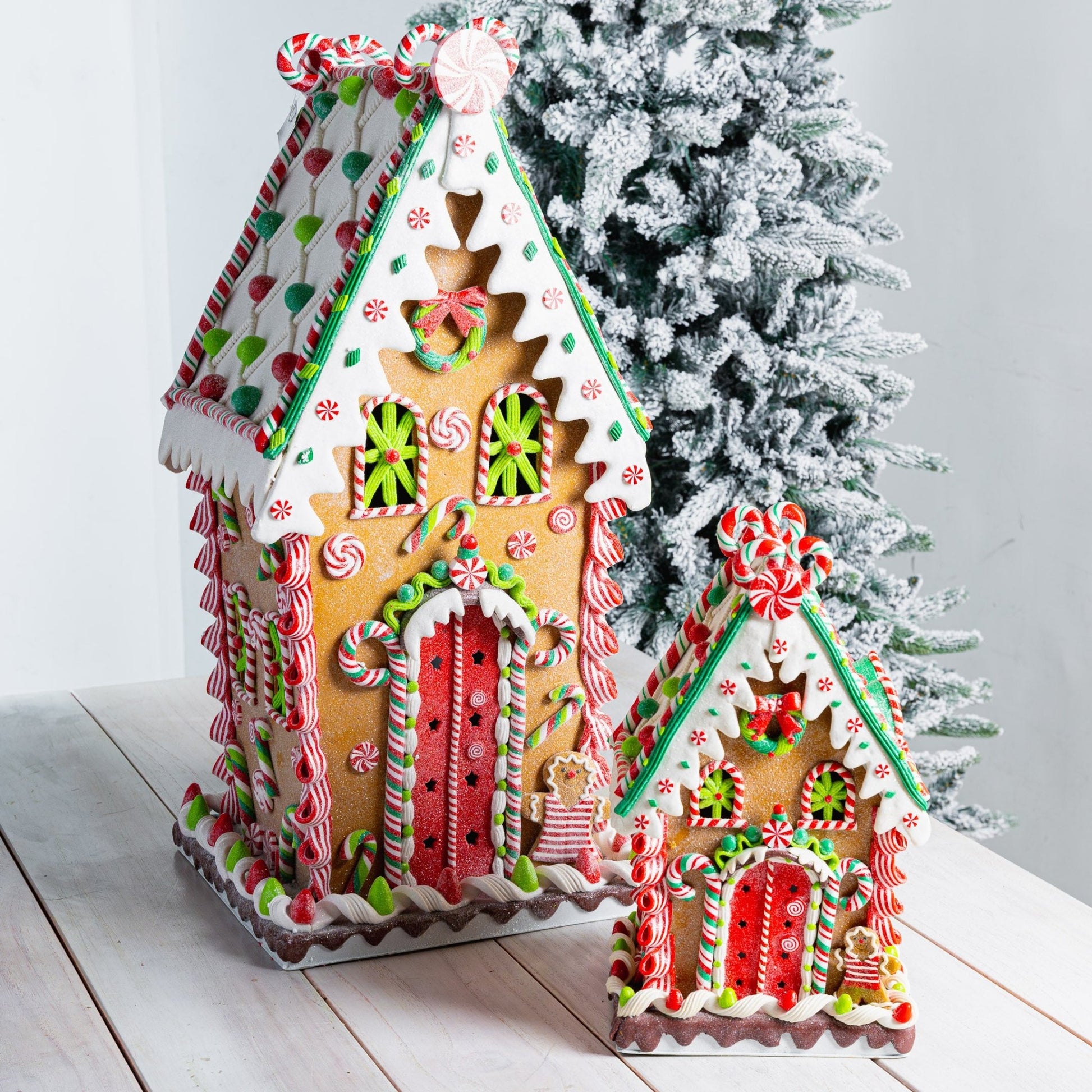 Traditional Gingerbread House Tabletop - 27" - Joy By