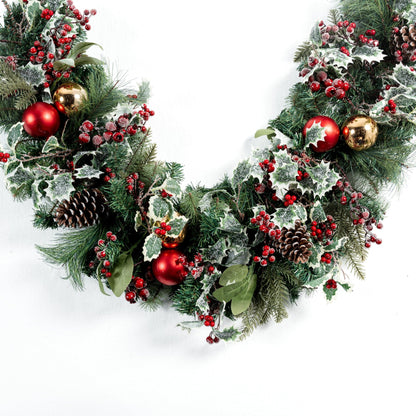 Traditional Winter Berry Garland - 6ft - Joy By