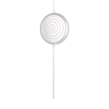 White & Shiny Champagne 24" Lollipop Ornament - Joy By